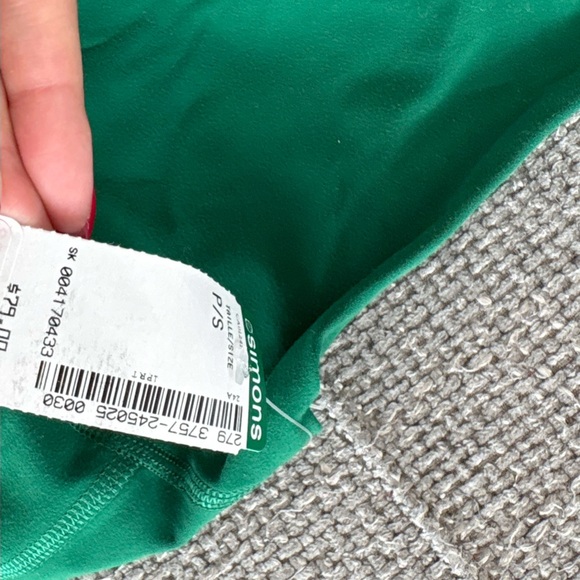 Free People Movement Workout Set Green Crop Top & Leggings– Size Small– BNWT - Picture 14 of 16